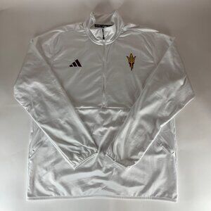 Arizona State Sun Devils NCAA White Adidas Athletic Pullover Mens XL